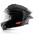 AXOR BRUTALE SOLID BLACK DUAL SPOILER HELMET