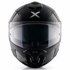AXOR BRUTALE SOLID BLACK DUAL SPOILER HELMET