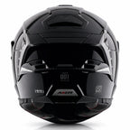 AXOR BRUTALE SOLID BLACK DUAL SPOILER HELMET