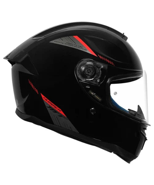 MT Hummer B Solid A1 Helmet - Gloss Black