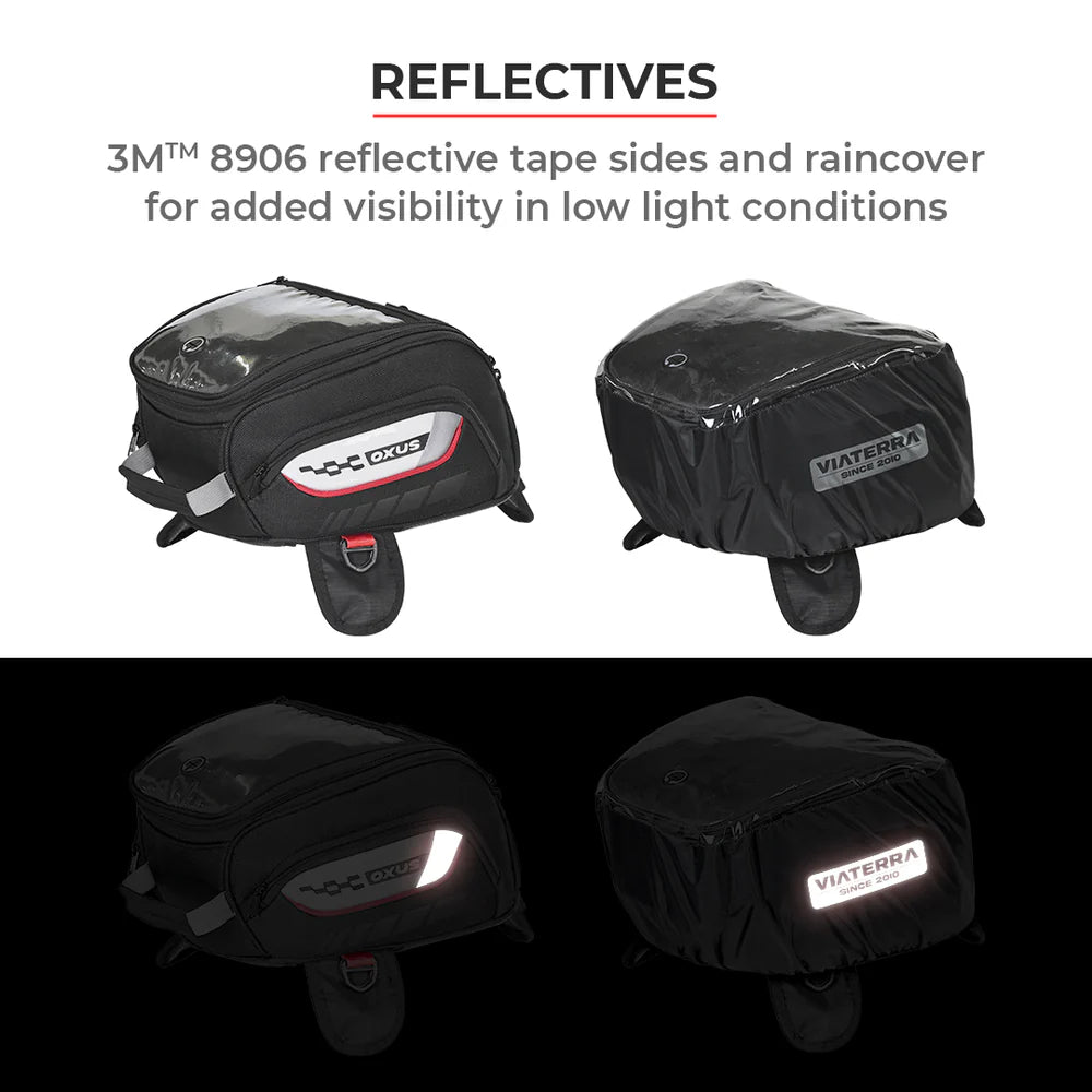 Viaterra Oxus Universal Motorcycle Tank Bag Strap Based - Viaterra