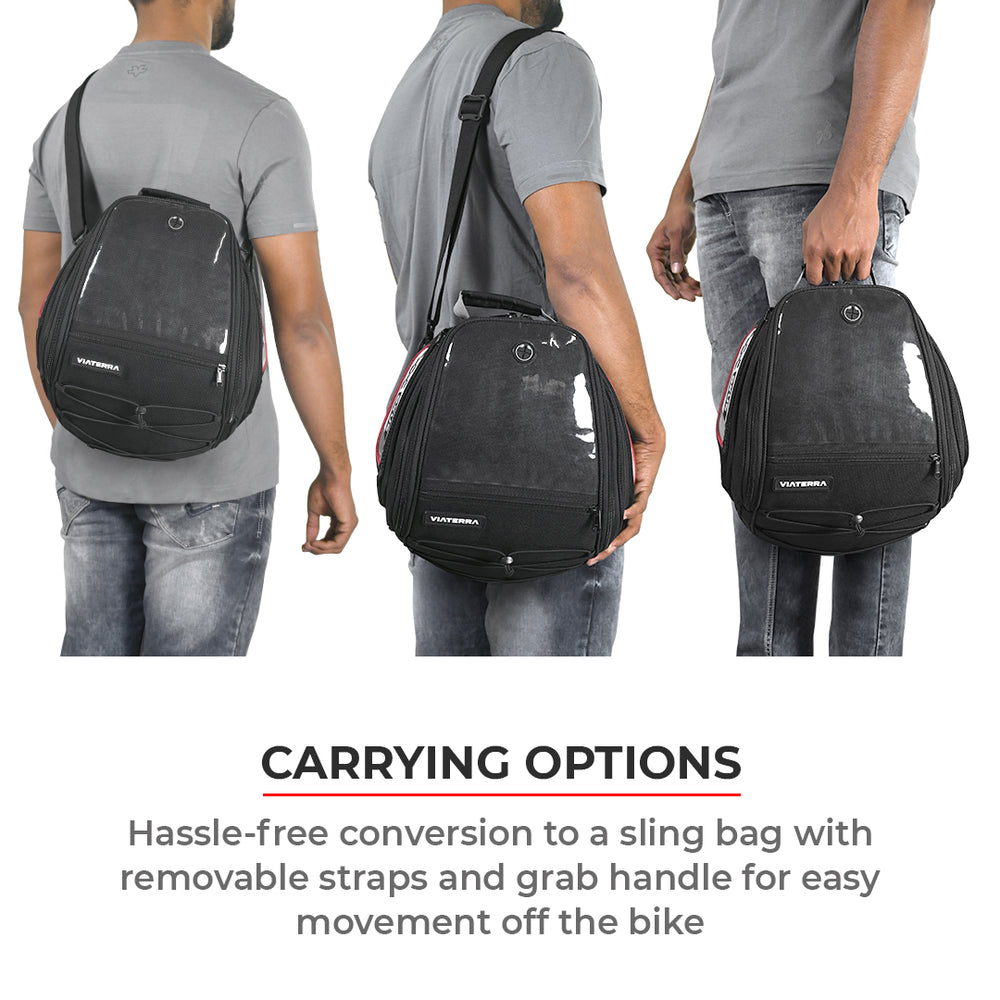 Viaterra Oxus Universal Motorcycle Tank Bag Strap Based - Viaterra