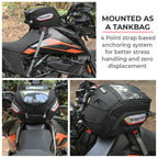 Viaterra Oxus Universal Motorcycle Tank Bag Strap Based - Viaterra