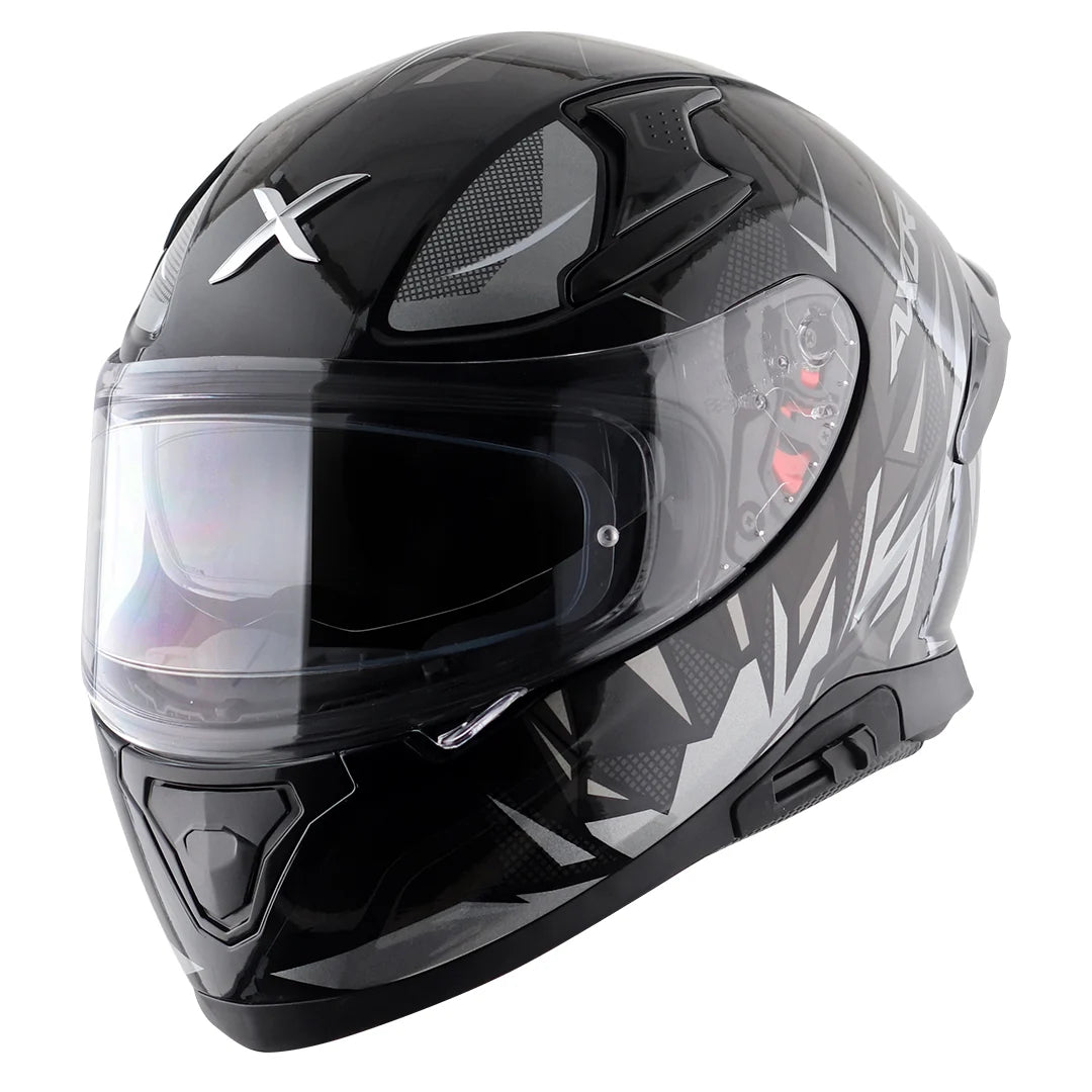 AXOR APEX HUNTER BLACK GREY HELMET