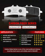 CRANK1 Carbon Brake Pads  - CFB606 - Crank1