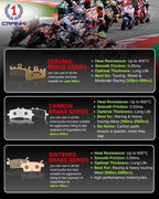 CRANK1 Carbon Brake Pads  - CFB606 - Crank1