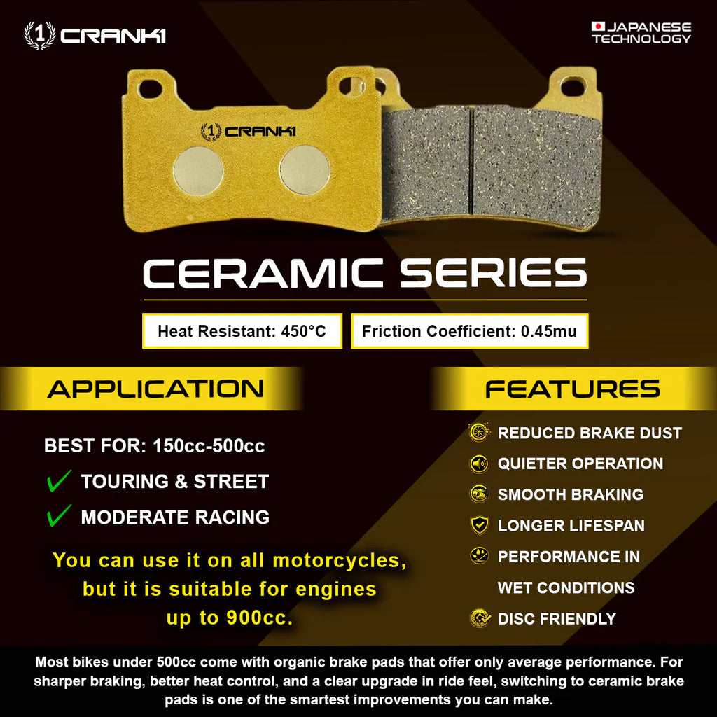 CRANK1 Brake Pad -CRM052/4 - Crank1