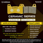 Ceramic Brake Pads Front- CRM479 (1 Set)
