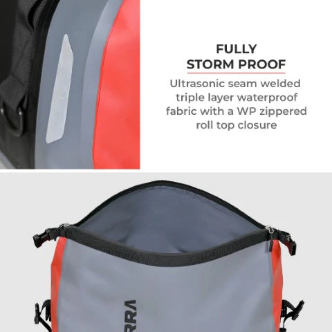 ViaTerra DryBag 40L 100% Waterproof Motorcycle Tailbag (Universal) - Viaterra