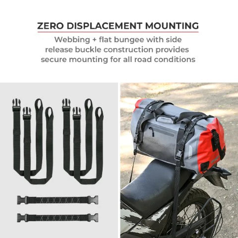 ViaTerra DryBag 40L 100% Waterproof Motorcycle Tailbag (Universal) - Viaterra