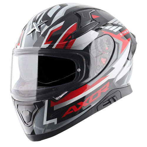 AXOR APEX STREAK BLACK RED HELMET