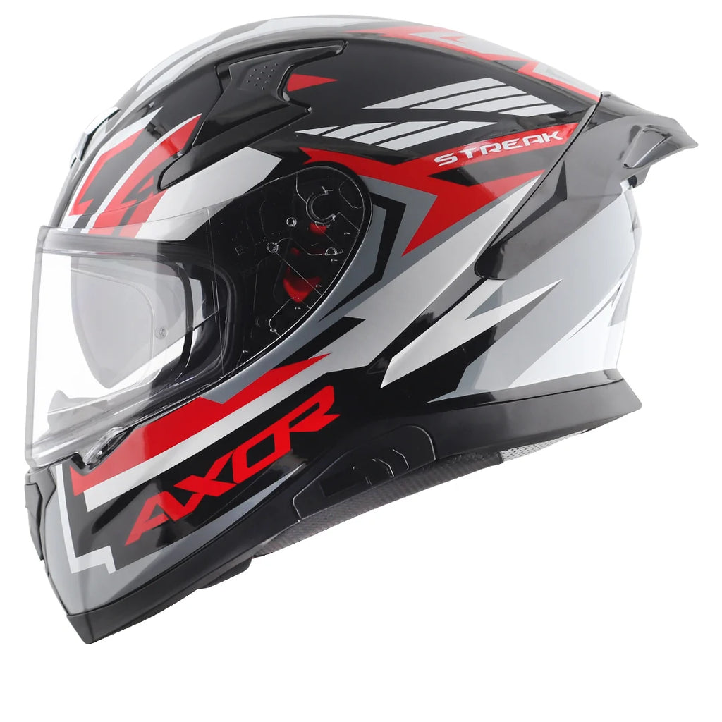 AXOR APEX STREAK BLACK RED HELMET