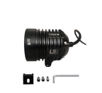 HJG L9X 90W CREE 9 LED Fog Light Auxiliary For Motorcycles With Yellow Filter (1 Pc)