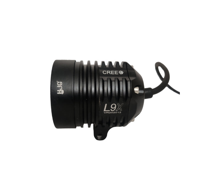 HJG L9X 90W CREE 9 LED Fog Light Auxiliary For Motorcycles With Yellow Filter (1 Pc)