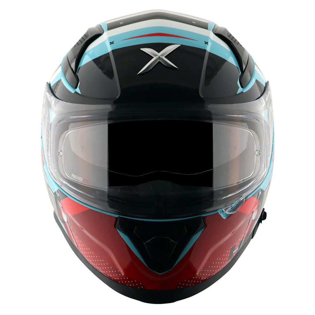 AXOR APEX HEX-2 BLUE RED HELMET