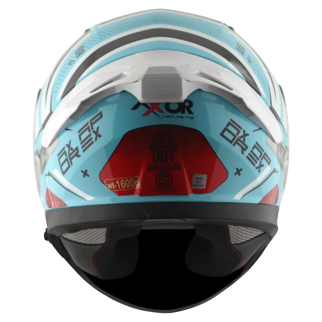 AXOR APEX HEX-2 BLUE RED HELMET
