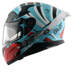 AXOR APEX HEX-2 BLUE RED HELMET
