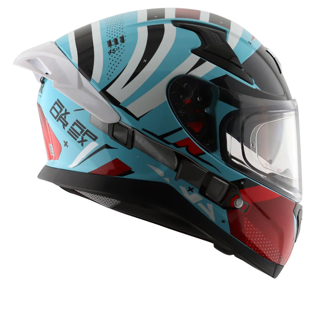 AXOR APEX HEX-2 BLUE RED HELMET
