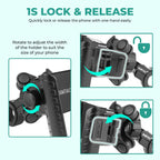 Simtac quick lock jaw grip with vibration damper (JQL1-PRO)