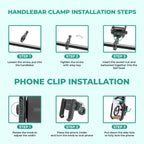 Simtac quick lock jaw grip mobile holder (JQL1)