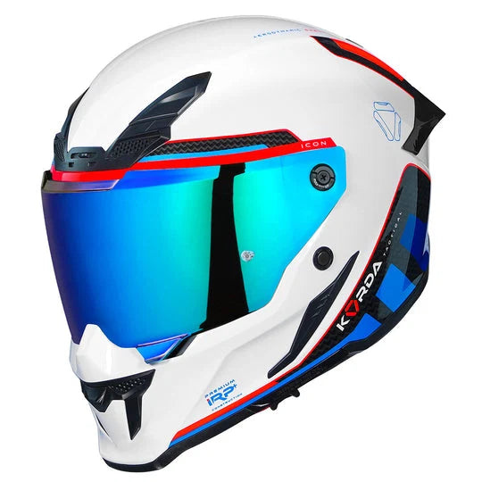 Korda Icon Tokio Helmet White Blue
