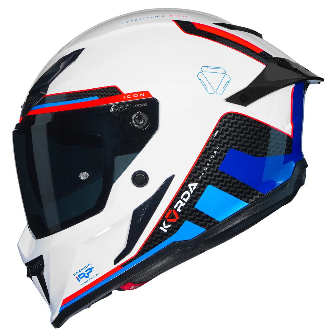 Korda Icon Tokio Helmet White Blue