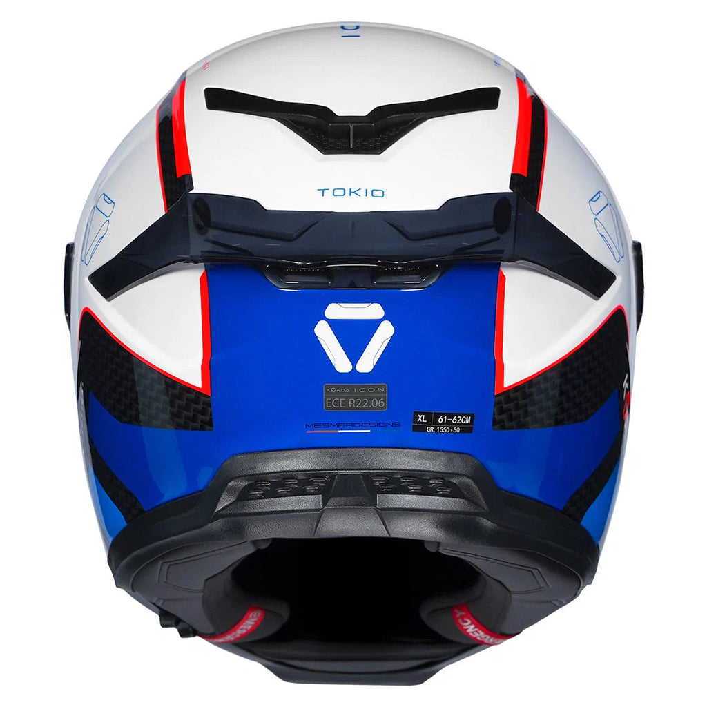 Korda Icon Tokio Helmet White Blue