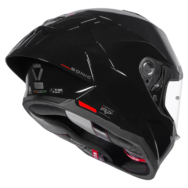 Korda Sonic GP Helmet (Solid Gloss Black)