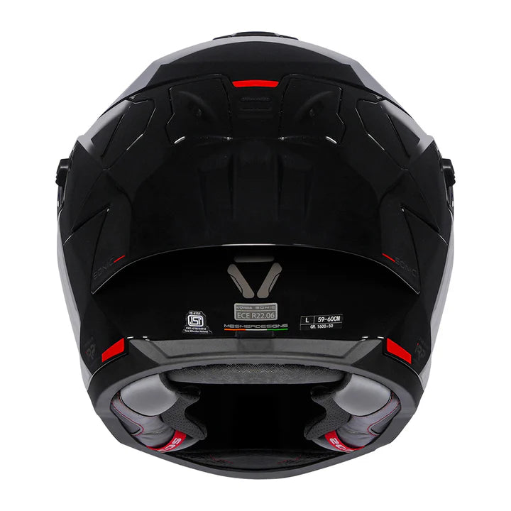 Korda Sonic GP Helmet (Solid Gloss Black)