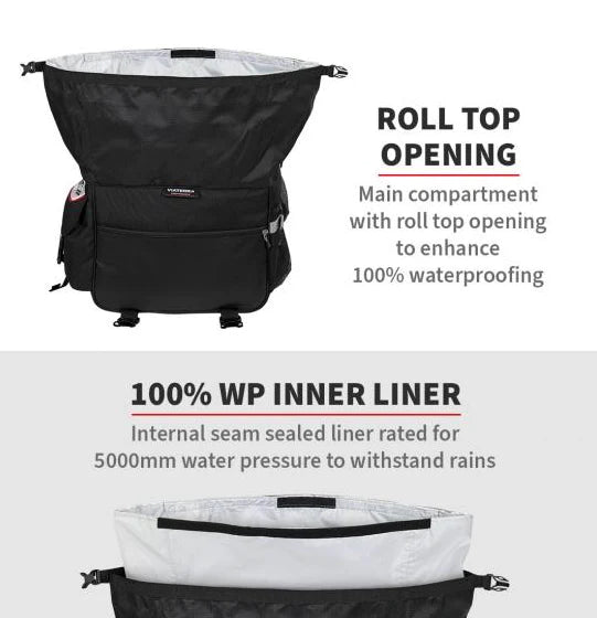 Viaterra LEH 100% Waterproof Saddle Bags - Viaterra