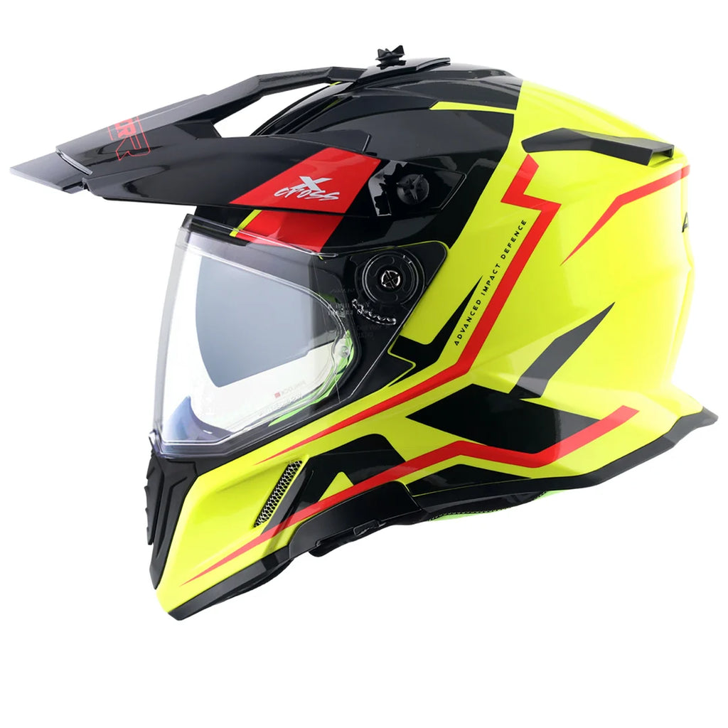 AXOR X-CROSS DUAL VISOR FLAGSTAFF HELMET