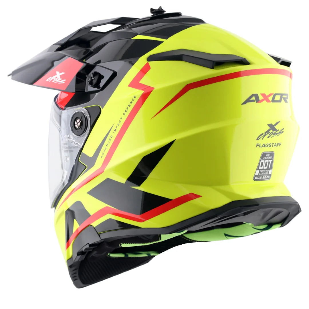 AXOR X-CROSS DUAL VISOR FLAGSTAFF HELMET