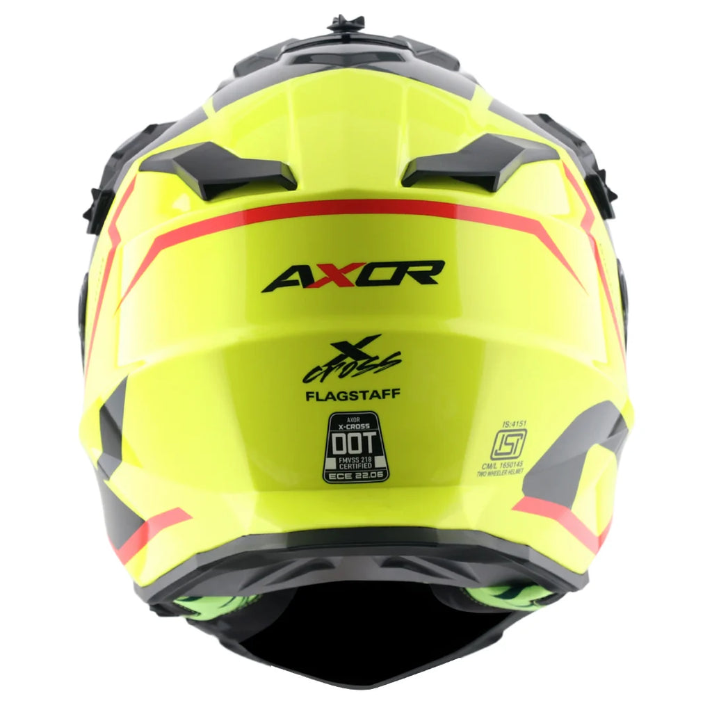 AXOR X-CROSS DUAL VISOR FLAGSTAFF HELMET