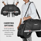 ViaTerra Claw 72 L 100% Waterproof motorcycle tailbag (Universal) - Black - Viaterra