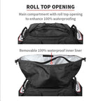 ViaTerra Claw 72 L 100% Waterproof motorcycle tailbag (Universal) - Black - Viaterra