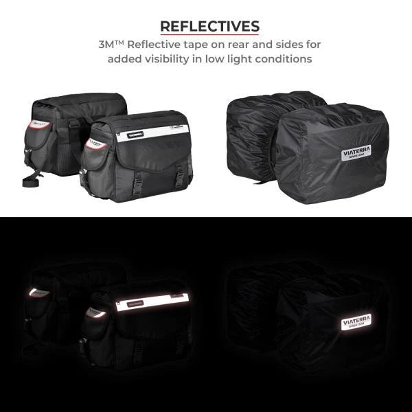 Viaterra Leh Mini 100% Waterproof Saddlebags - Viaterra