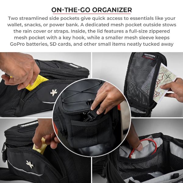 Viaterra Ace Magnetic Motorcycle Tank Bag - Viaterra