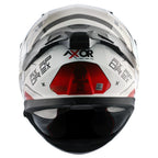 AXOR APEX HEX-2 WHITE RED HELMET