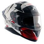 AXOR APEX HEX-2 WHITE RED HELMET