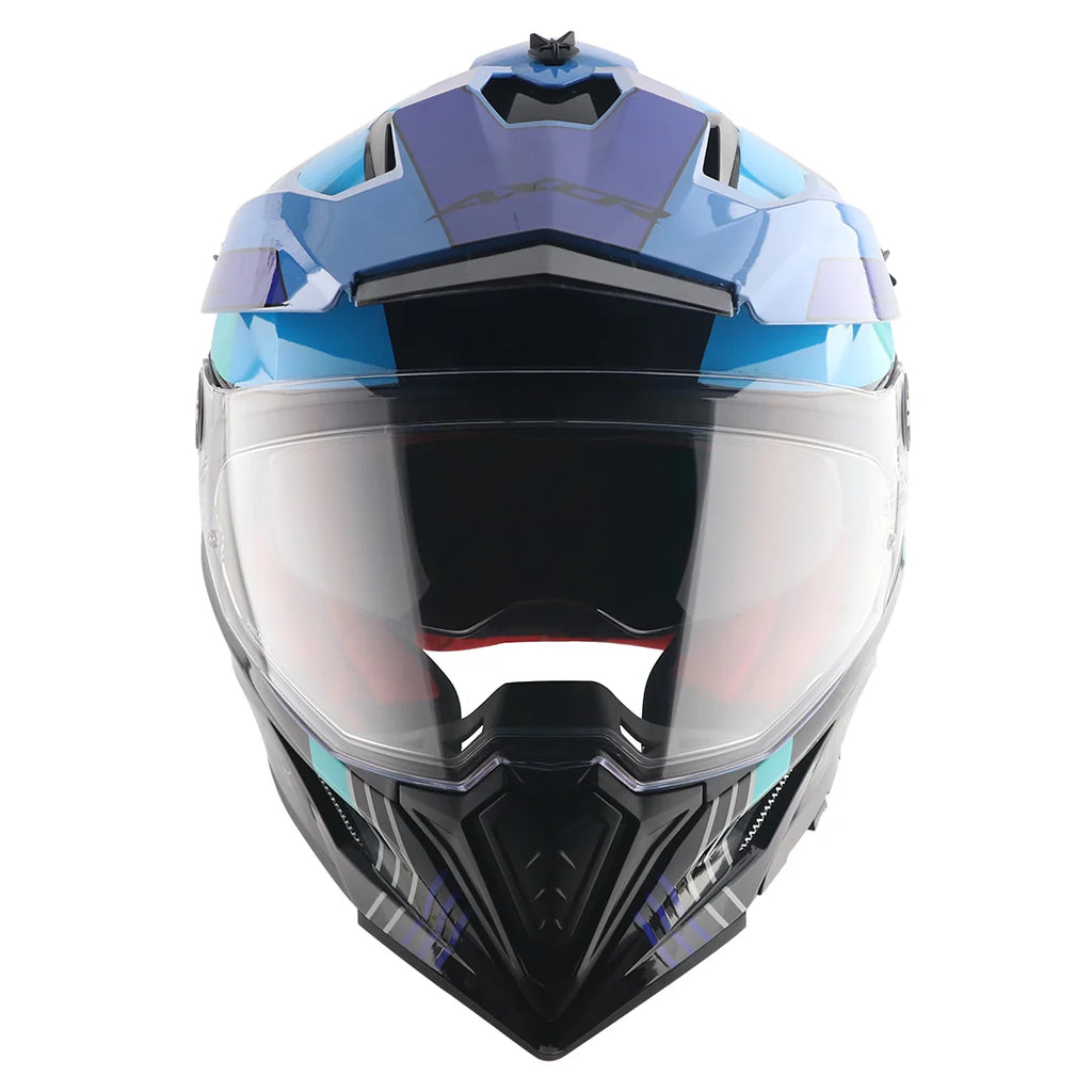 AXOR X-CROSS DUAL VISOR GAMBLING HELMET