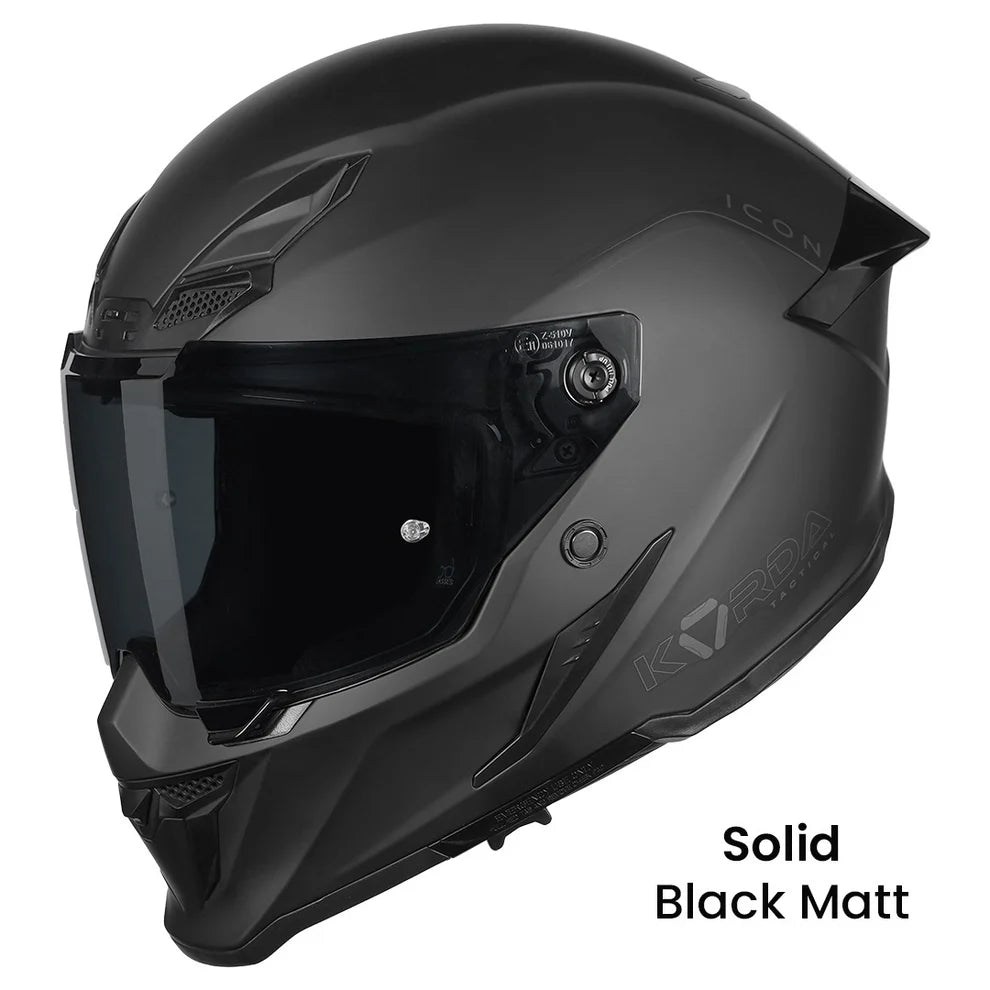 Korda Icon Solid Matt Black Helmet
