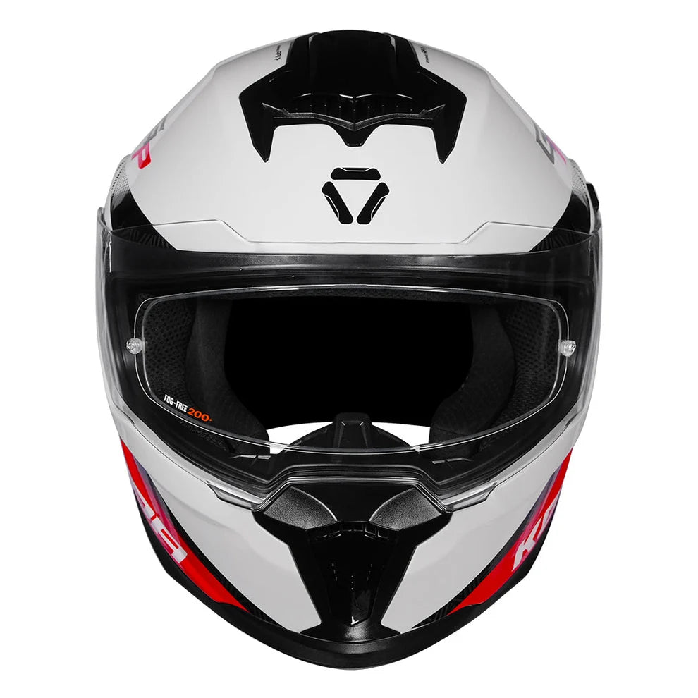 KORDA SONIC GP RAPIDE W/P HELMET-Gloss Red
